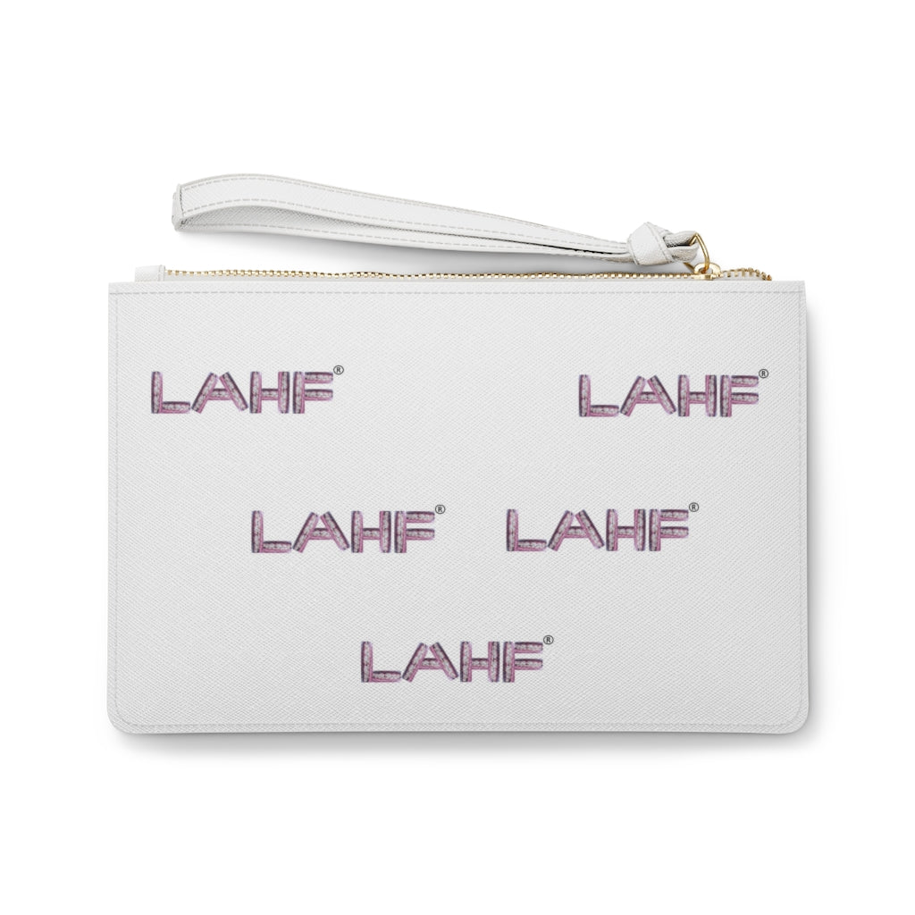 LAHF Print Clutch Bag