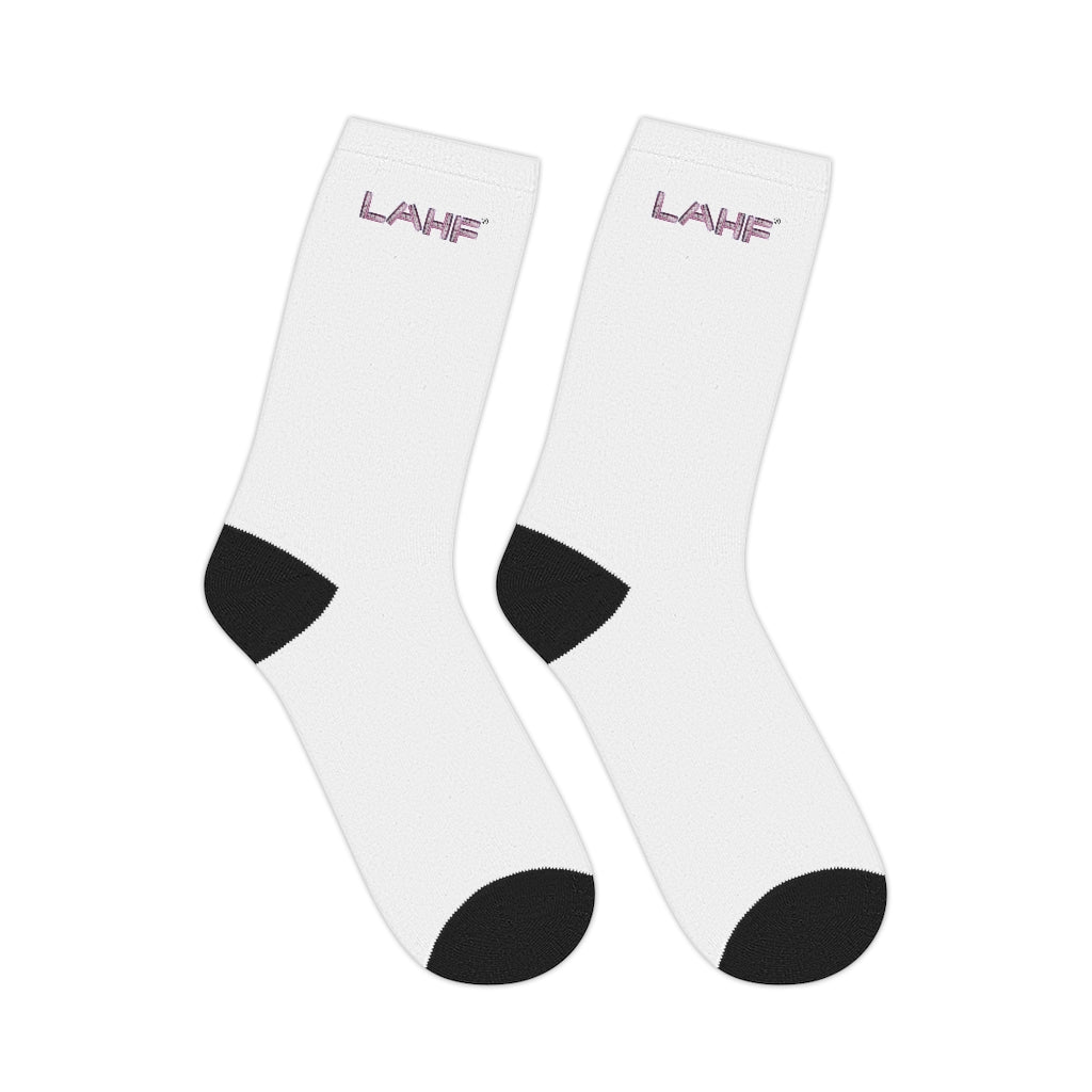 LAHF Side Print Mid-length Socks