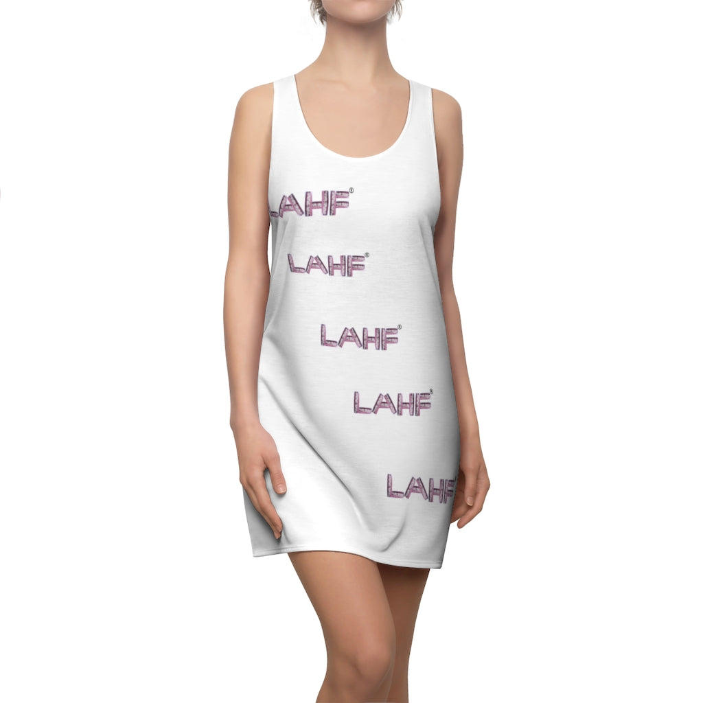 LAHF Print Women's Cut & Sew Racerback Dress