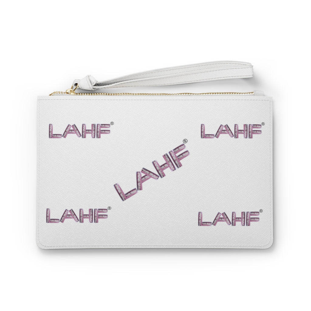 LAHF Print Clutch Bag