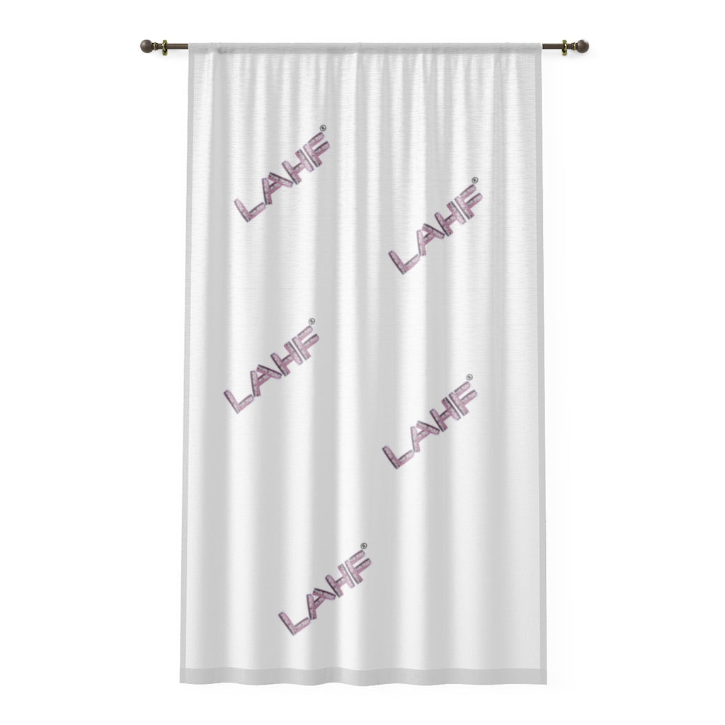 LAHF Bend Print Window Curtain