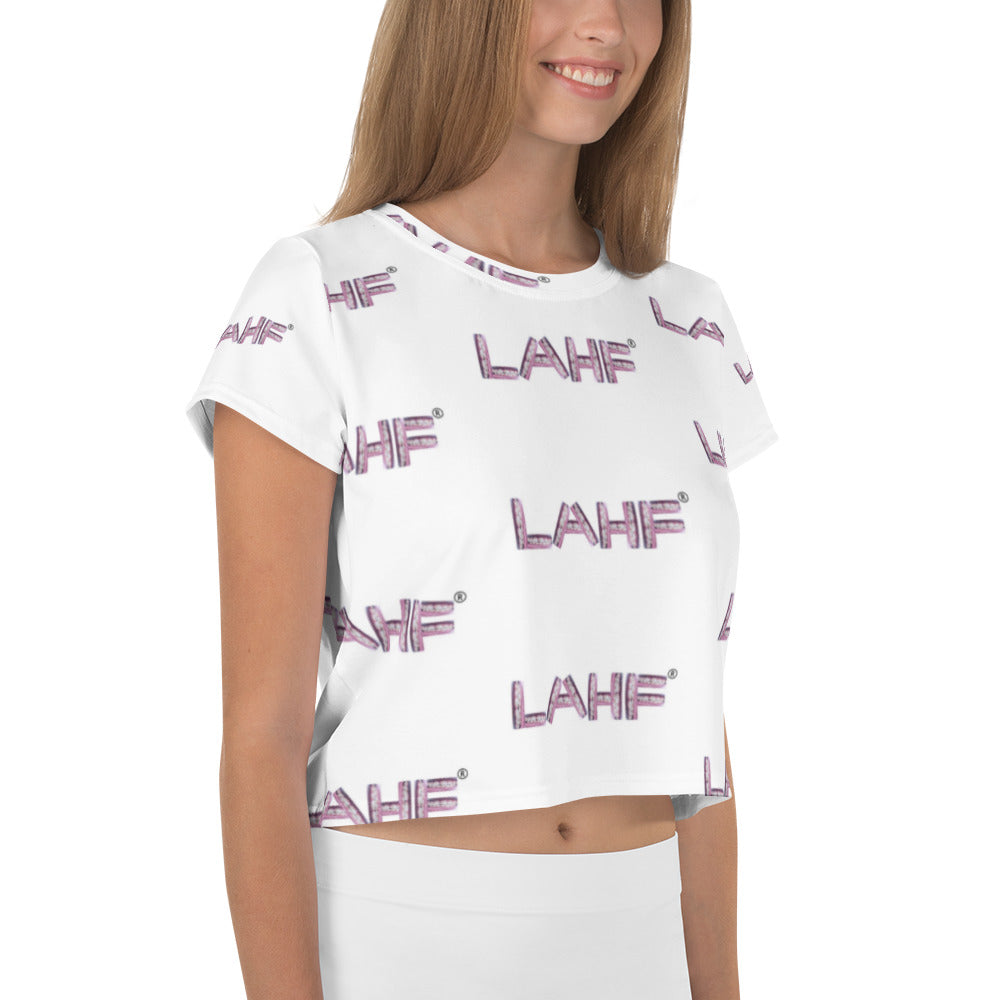 LAHF Print Crop Tee