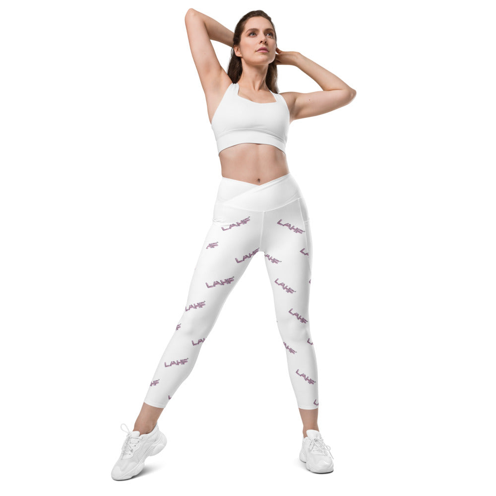 LAHF Bend Print Crossover Leggings With Pockets