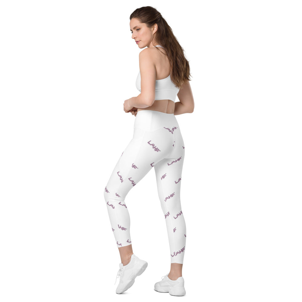 LAHF Bend Print Crossover Leggings With Pockets