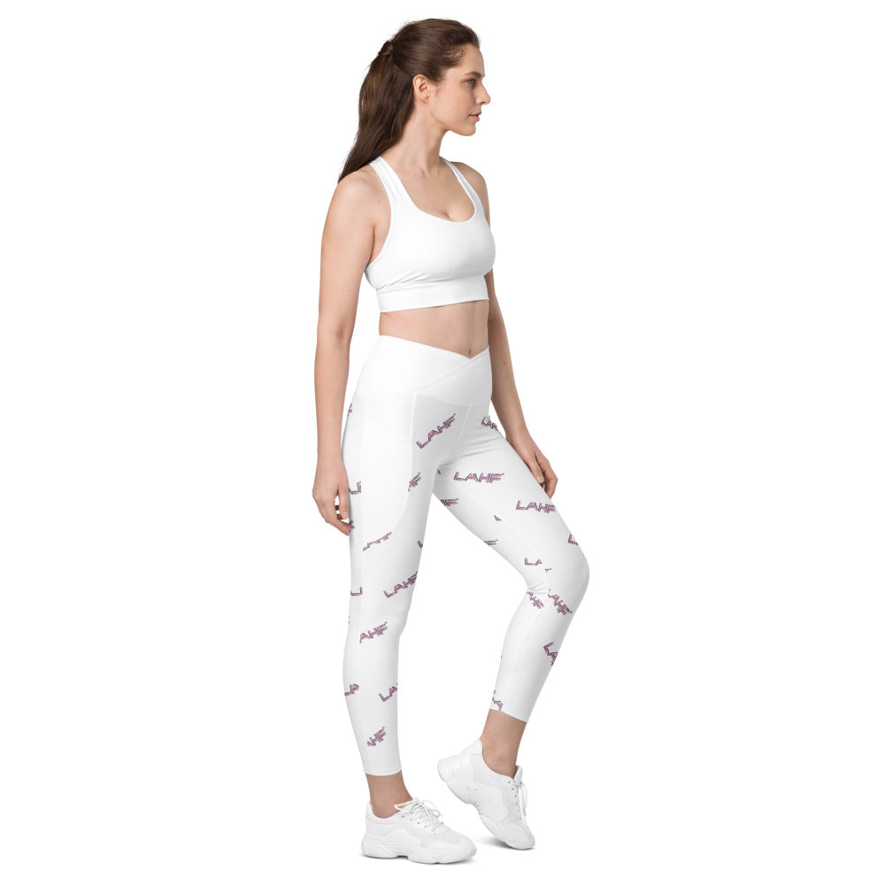 LAHF Bend Print Crossover Leggings With Pockets