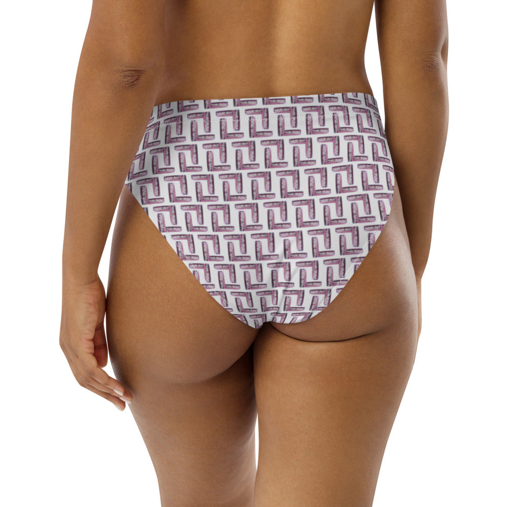 L-L LAHF Print Recycled High-Waisted Bikini Bottom