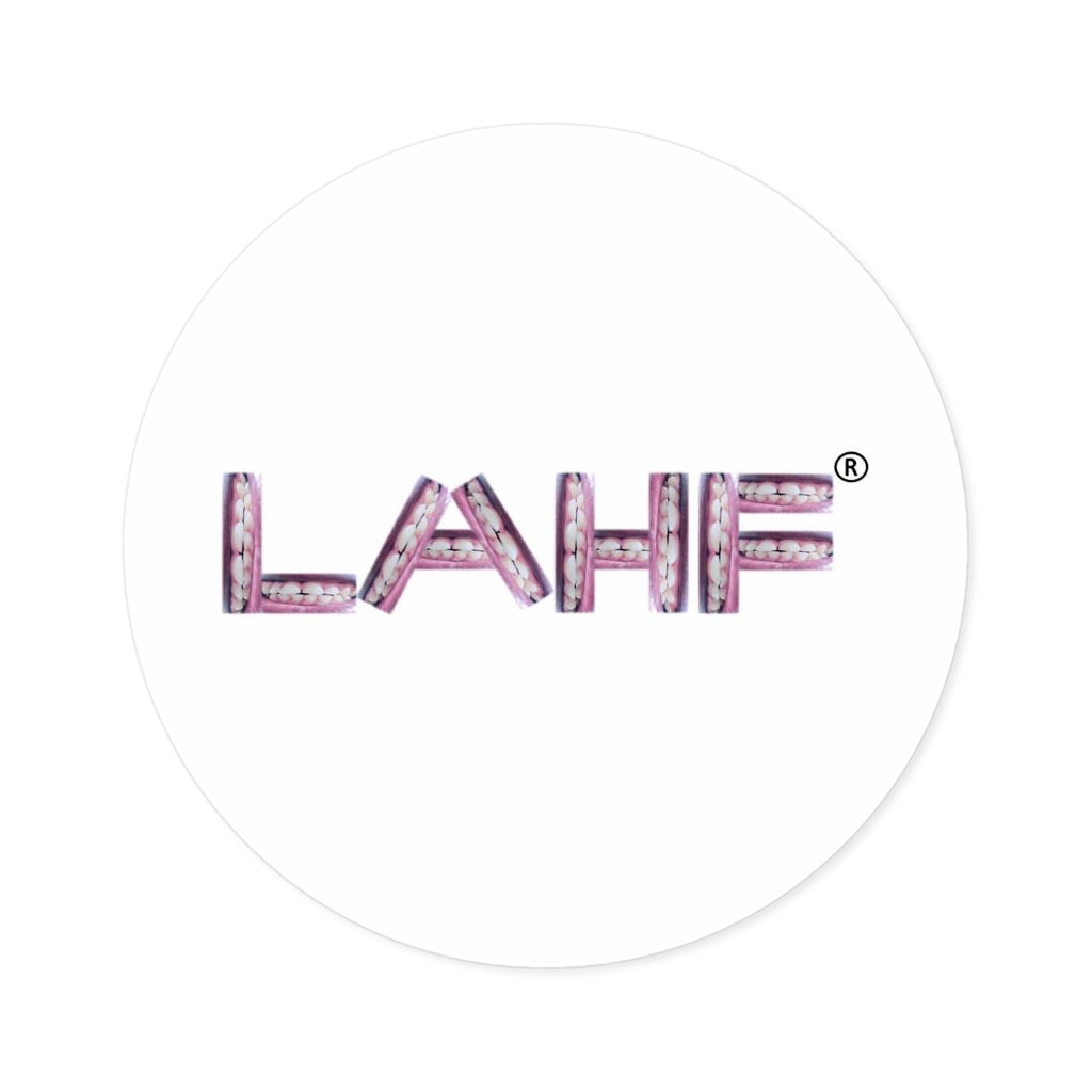 LAHF Round Stickers, Indoor\Outdoor