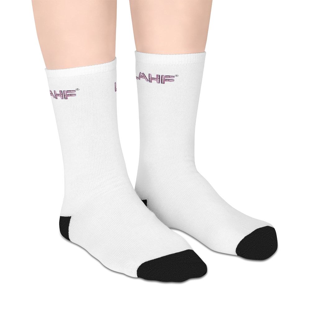 LAHF Side Print Mid-length Socks