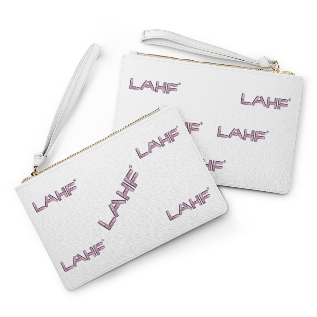 LAHF Print Clutch Bag