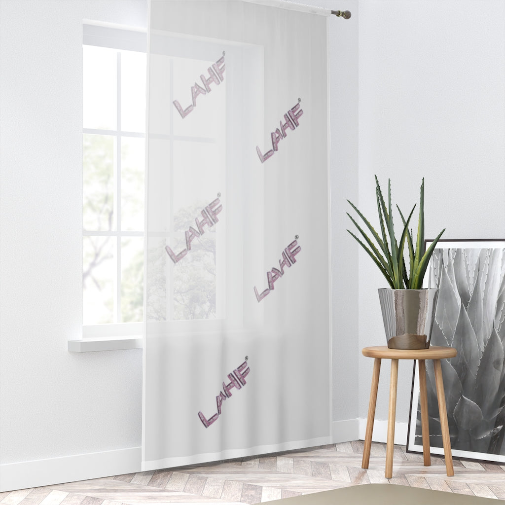 LAHF Bend Print Window Curtain