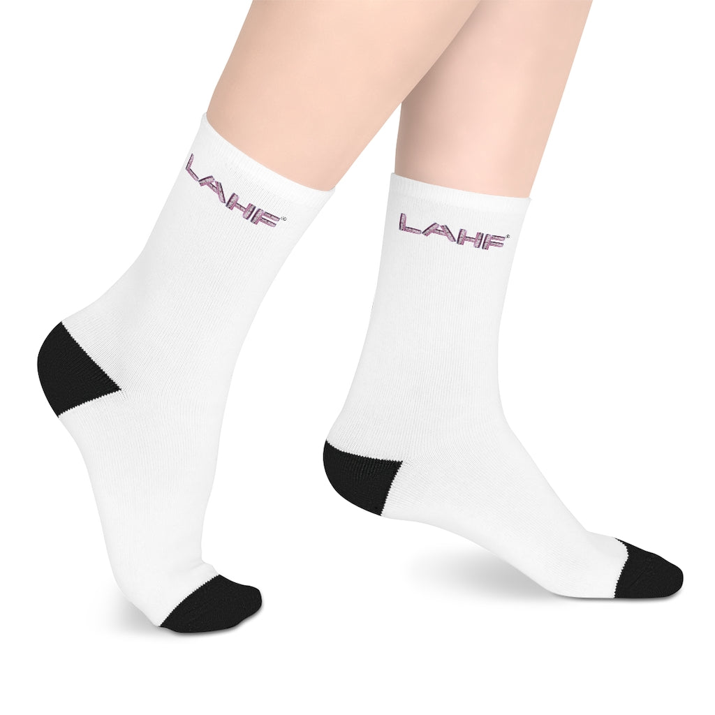 LAHF Side Print Mid-length Socks