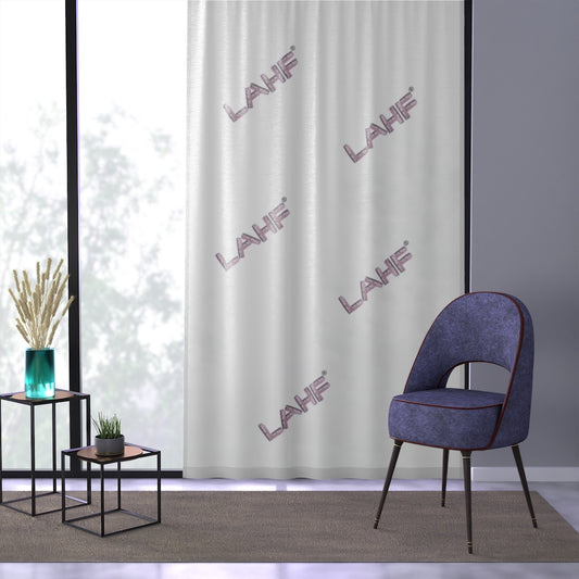 LAHF Bend Print Window Curtain