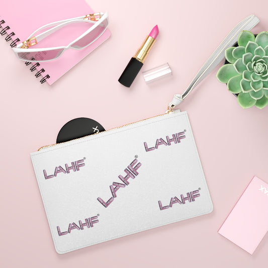 LAHF Print Clutch Bag