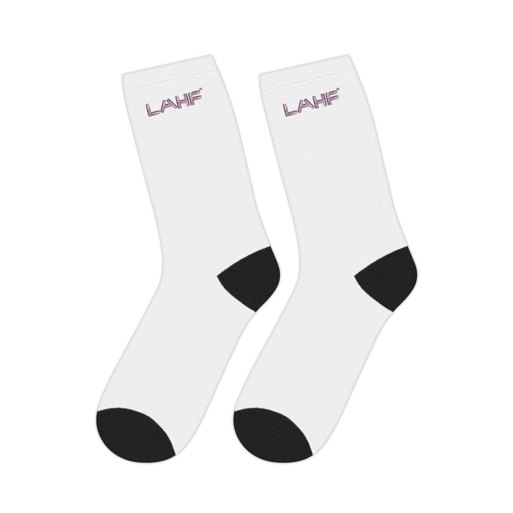 LAHF Side Print Mid-length Socks