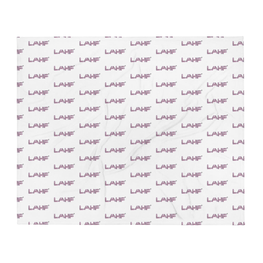 LAHF Print Throw Blanket