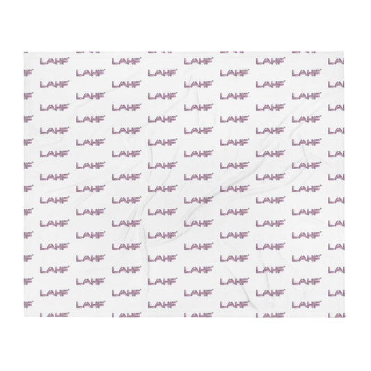 LAHF Print Throw Blanket